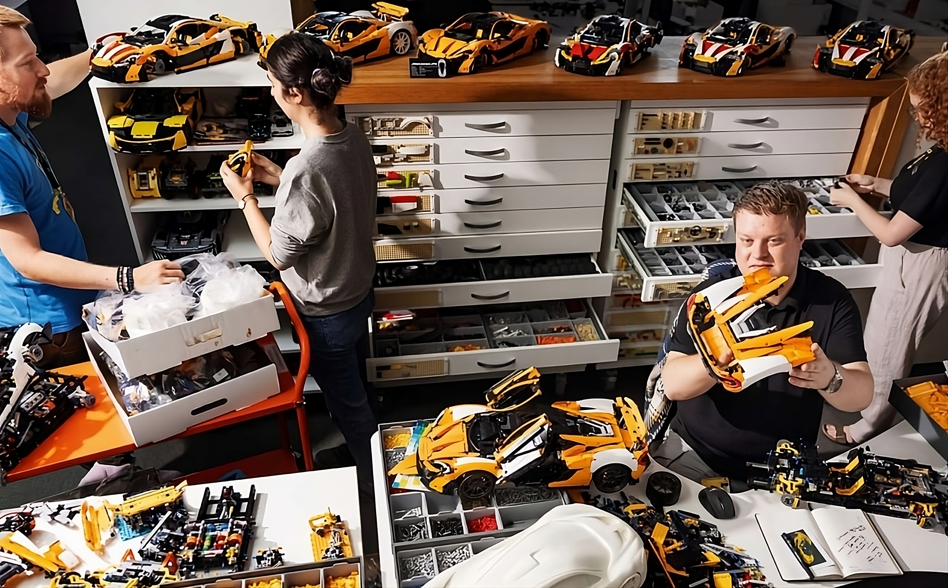 The design of the Lego Technic McLaren P1
