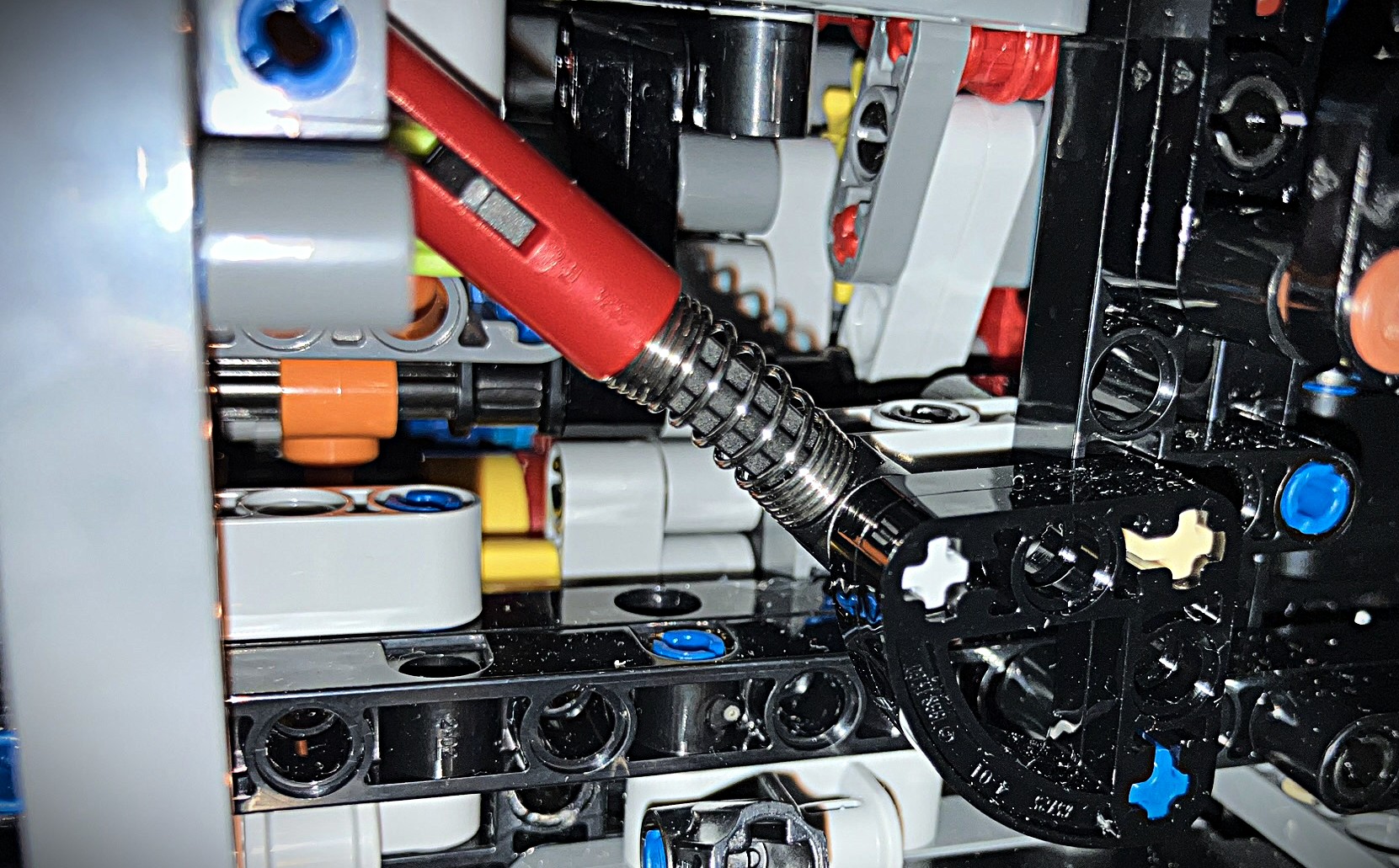 This spring holds the door up on the Lego Technic McLaren P1